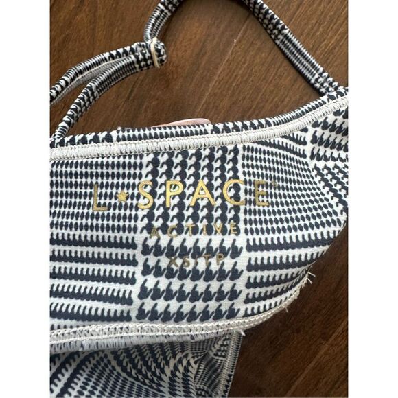 L*Space XS Plaid Active Slate Soren Top - Picture 3 of 3